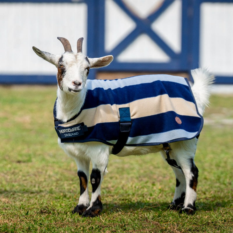Horseware - Couverture polaire pour chèvre Newmarket witney navy | - Ohlala