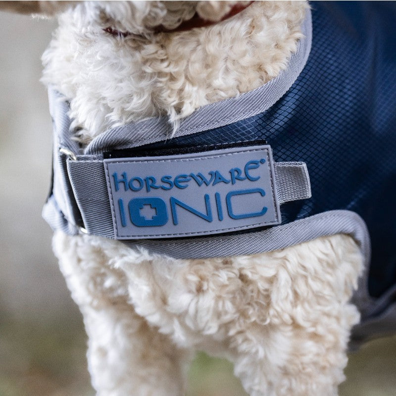 Horseware - Couverture pour chien Ionic Therapy imperial blue/ argent/ marine 50g | - Ohlala