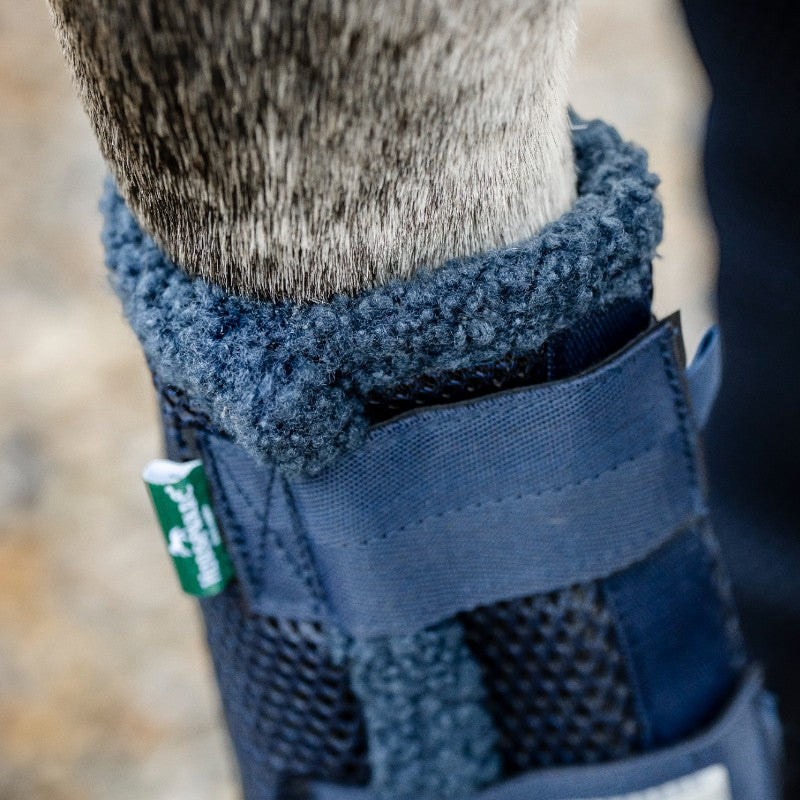Horseware - Geschlossene Schutzgitter Show Ready marine/ silber
