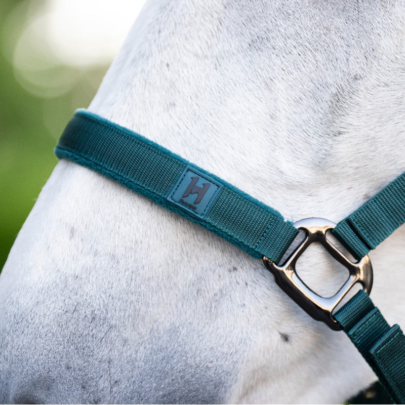 Horseware - Halter and lead rope dynasty green