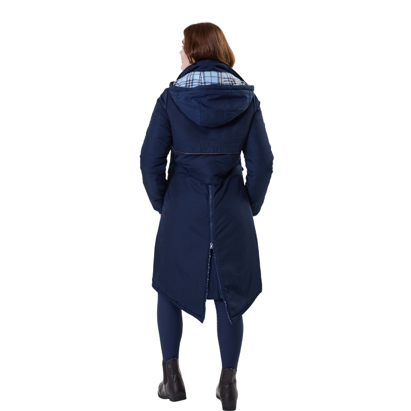 Horseware - Manteau manches longues femme Newmarket marine | - Ohlala