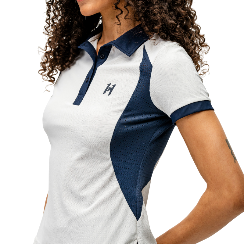 Horseware - Polo met korte mouwen voor vrouwen Vital lichtgrijs