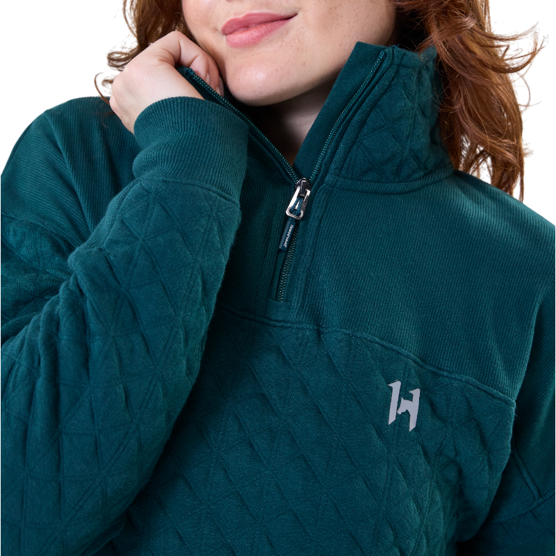 Horseware - Sweatshirt mit langen Ärmeln für Frauen Liberty Winter Dynasty Green