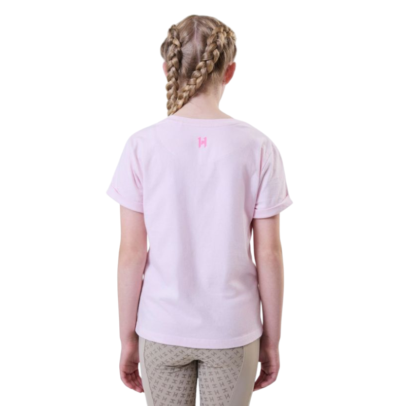 Horseware - Kurzarm T-Shirt für Kinder Crafty Pony rosa