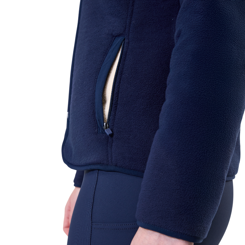 Horseware - Women's long sleeve fleece jacket Pace navy