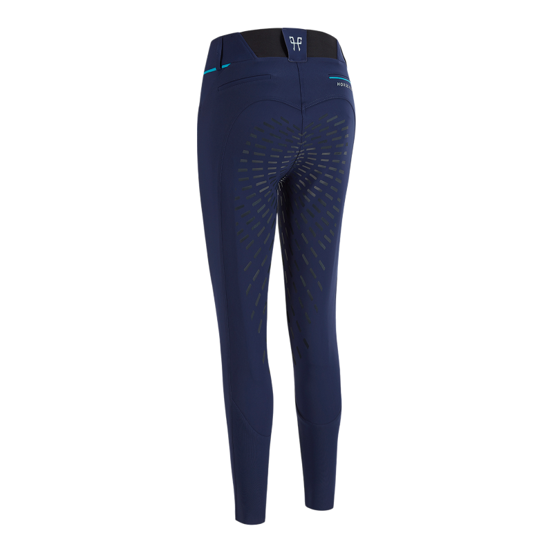 Horse Pilot - Pantalon d'équitation femme X-Grip marine | - Ohlala
