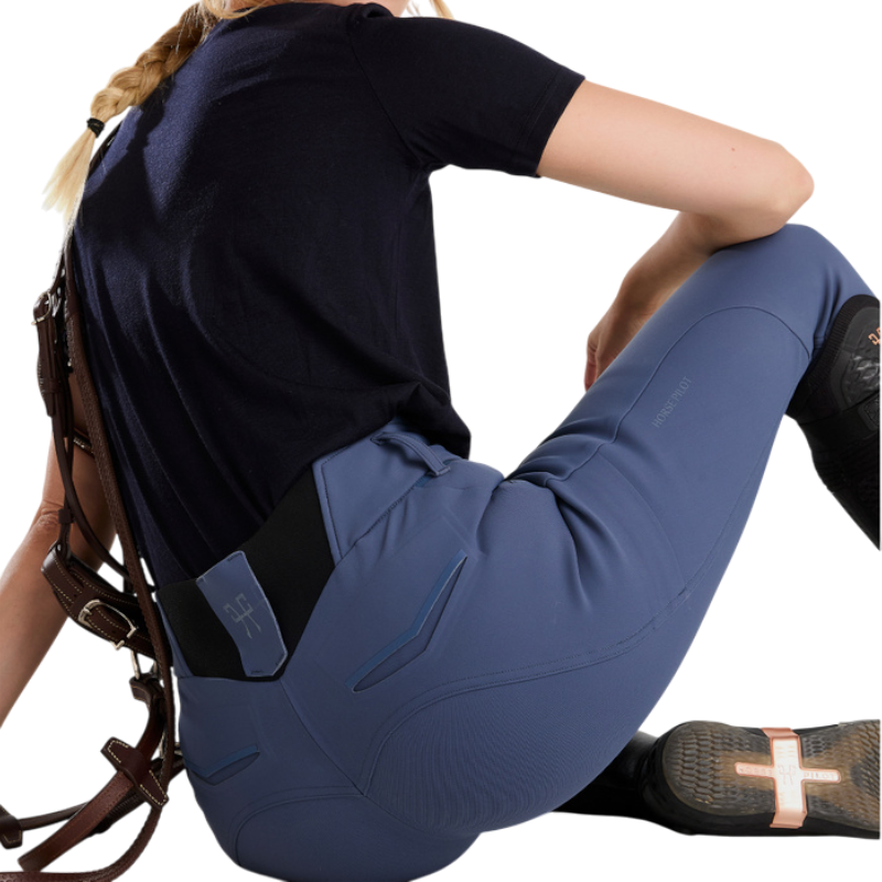 Horse Pilot - Dames rijbroek X-Perform Iconic vintage indigo