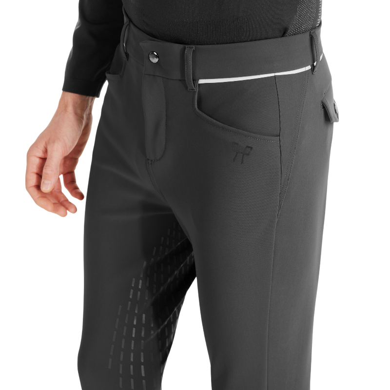 Horse Pilot - Men's riding pants X-Grip gray