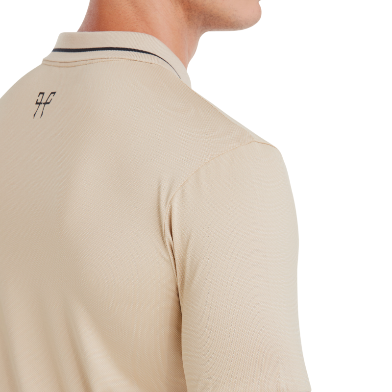 Horse Pilot - Polo manches courtes homme Atlas latte | - Ohlala