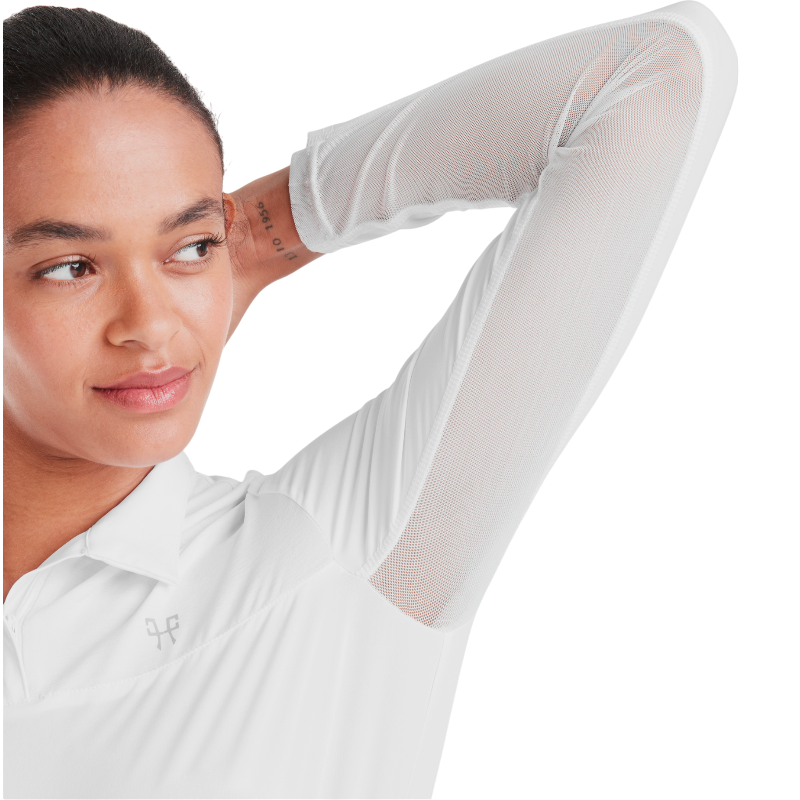 Horse Pilot - T-shirt manches longues femme Sunrise blanc | - Ohlala