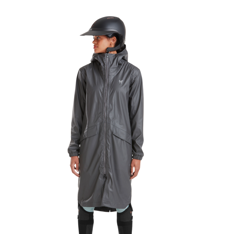Horse Pilot - Veste de pluie femme Long Raintech iron | - Ohlala