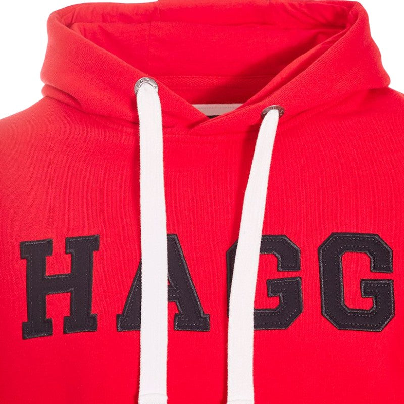 Hagg - Sweat hoodie à capuche rouge | - Ohlala