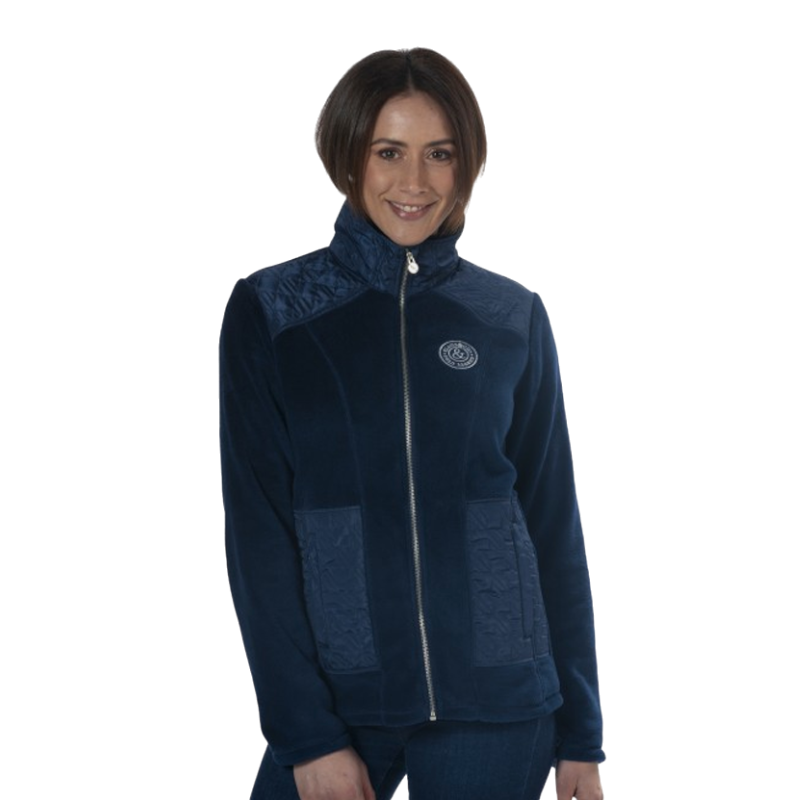 Flags & Cup - Veste polaire femme Haisla denim | - Ohlala