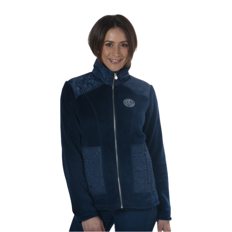 Flags & Cup - Veste polaire femme Haisla marine | - Ohlala