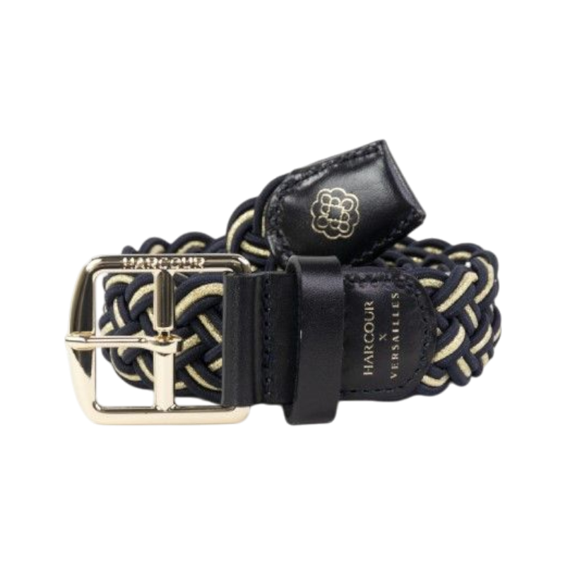 Harcour - Ceinture élastique Charline marine/ light gold Harcour x Versailles