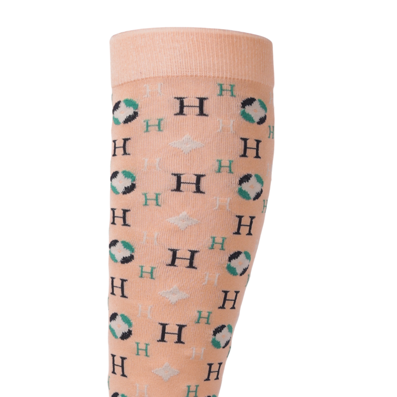 Harcour - Santia abrikozen rijbroek sokken (x3)