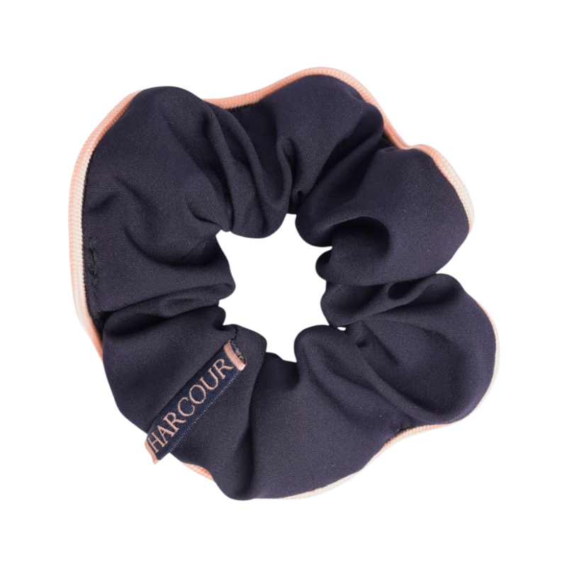 Harcour - Élastique pour les cheveux Spidy chouchou marine/ abricot | - Ohlala