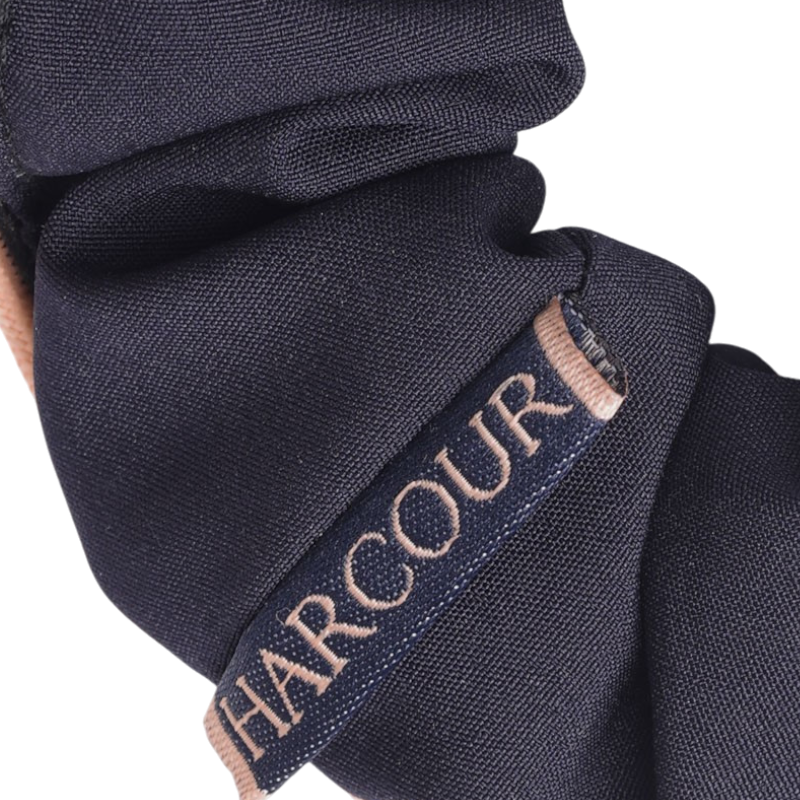Harcour - Élastique pour les cheveux Spidy chouchou marine/ abricot | - Ohlala