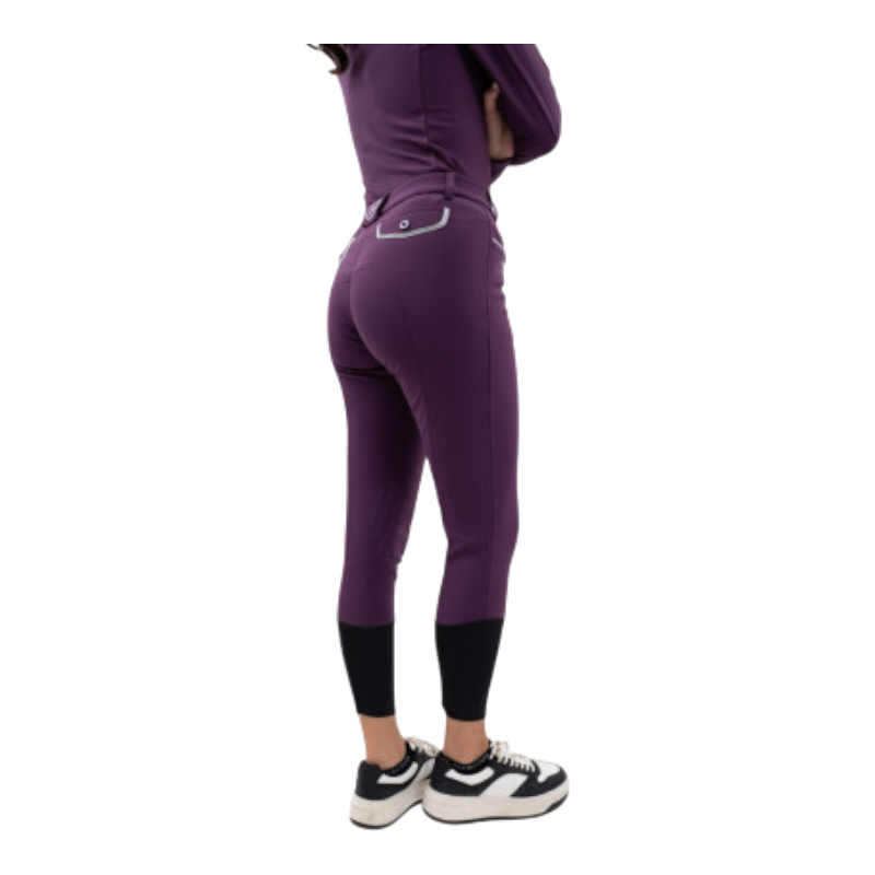 Harcour - Damen Fleece-Reithose Jaipur Figue