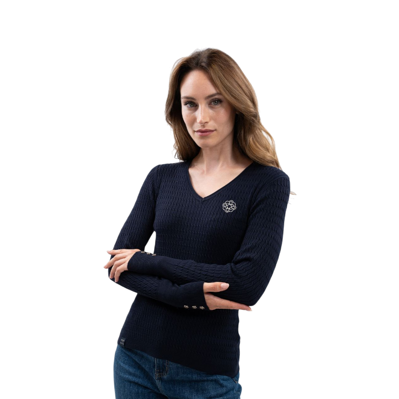 Harcour - Women's pull Antoinette navy Harcour x Versailles