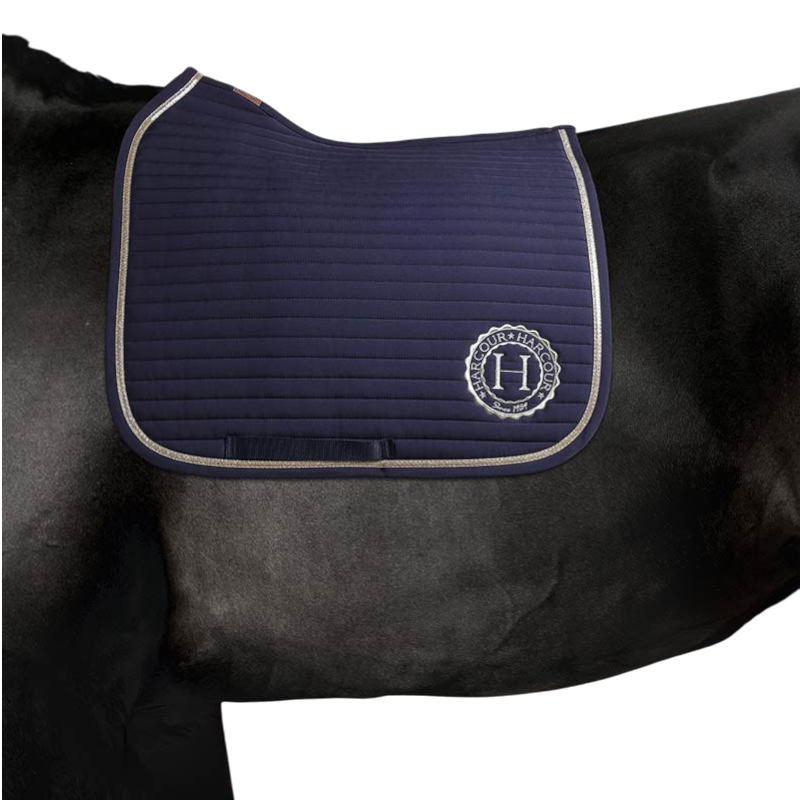 Harcour - Tapis de dressage Karembar marine/ light gold | - Ohlala