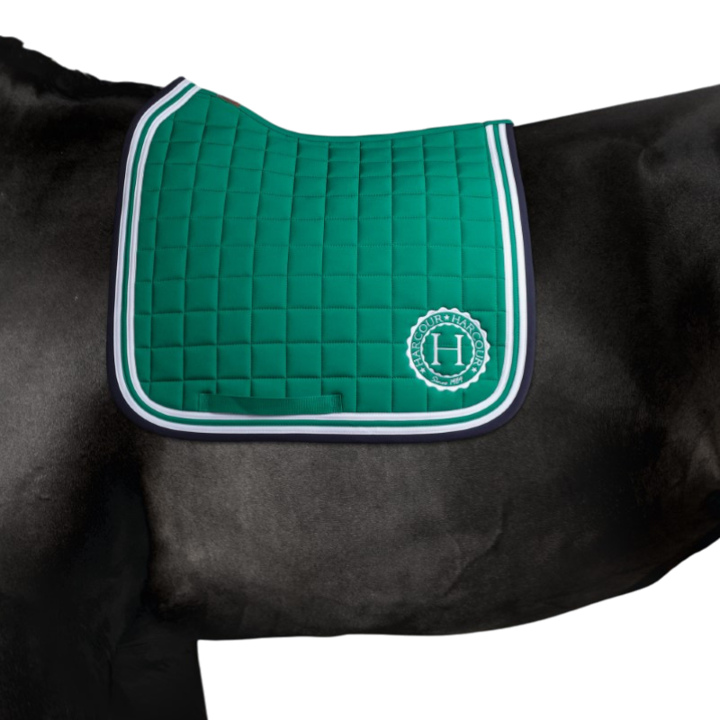 Harcour - Tapis de dressage Soft emerald green | - Ohlala