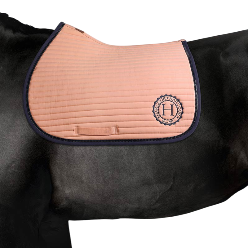 Harcour - Tapis de selle Karembar abricot | - Ohlala