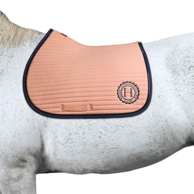 Harcour - Tapis de selle Karembar abricot | - Ohlala