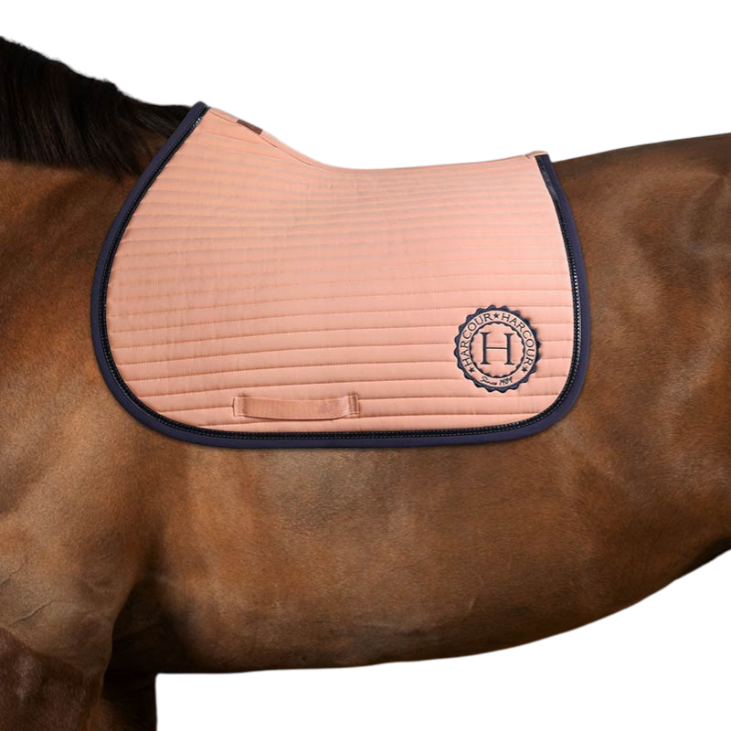 Harcour - Tapis de selle Karembar abricot | - Ohlala
