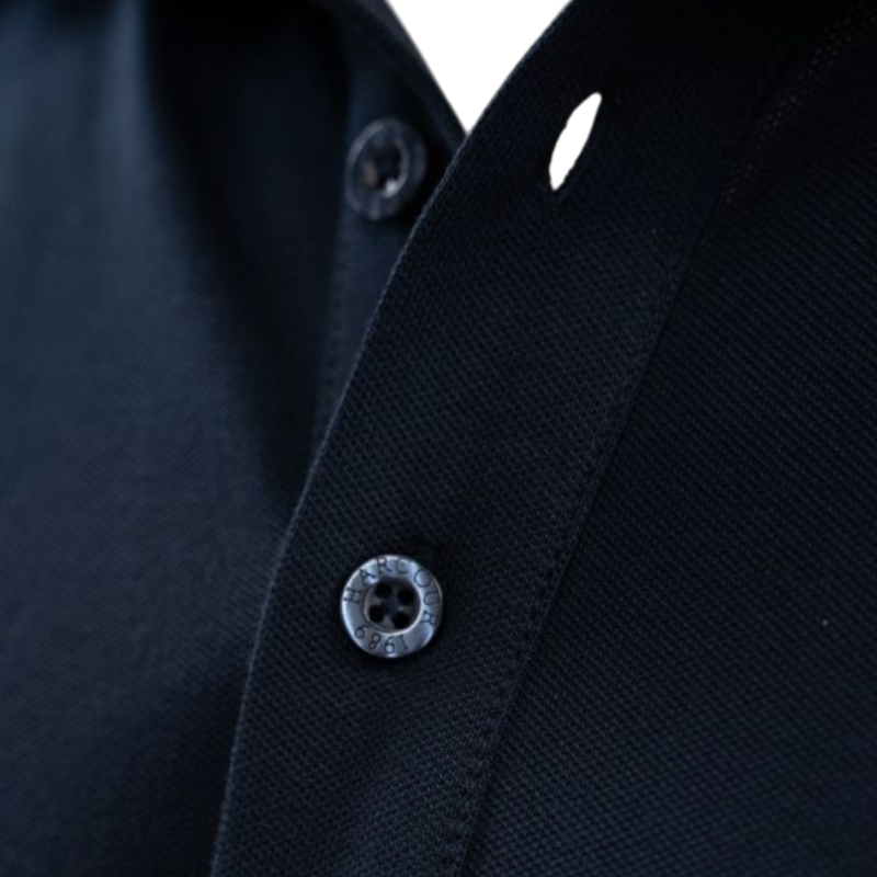 Harcour - Polo met lange mouwen voor heren Malik marine