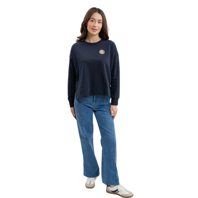 Harcour - Dames sweat met lange mouwen Santana marine