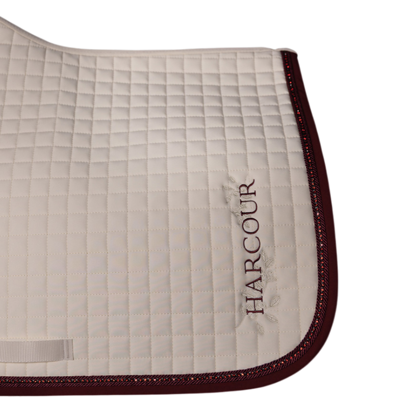 Harcour - Tapis de selle Cramberries écru | - Ohlala
