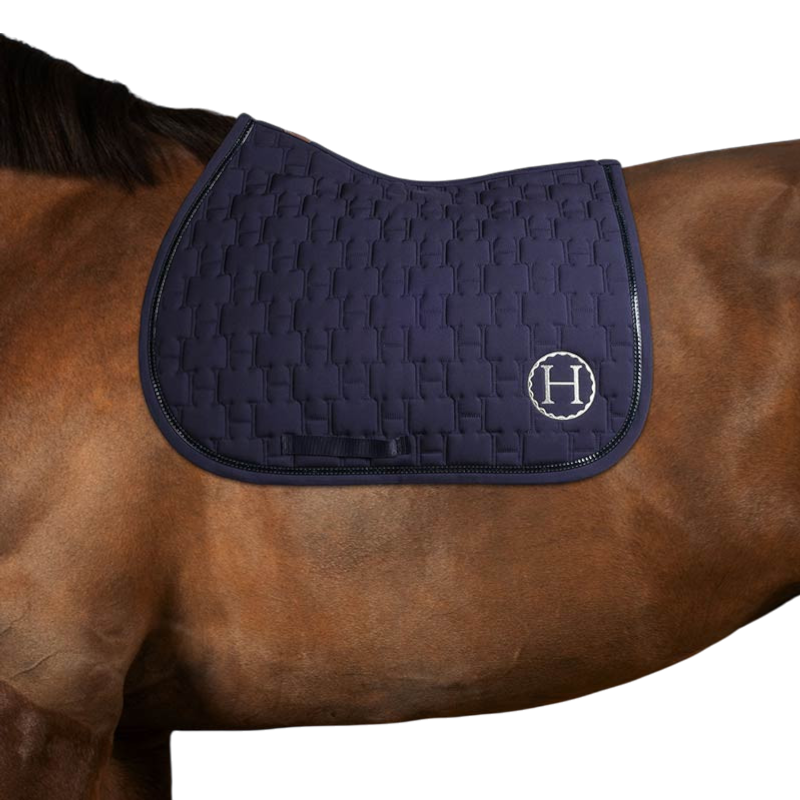 Harcour - Tapis de selle Sirnali marine | - Ohlala