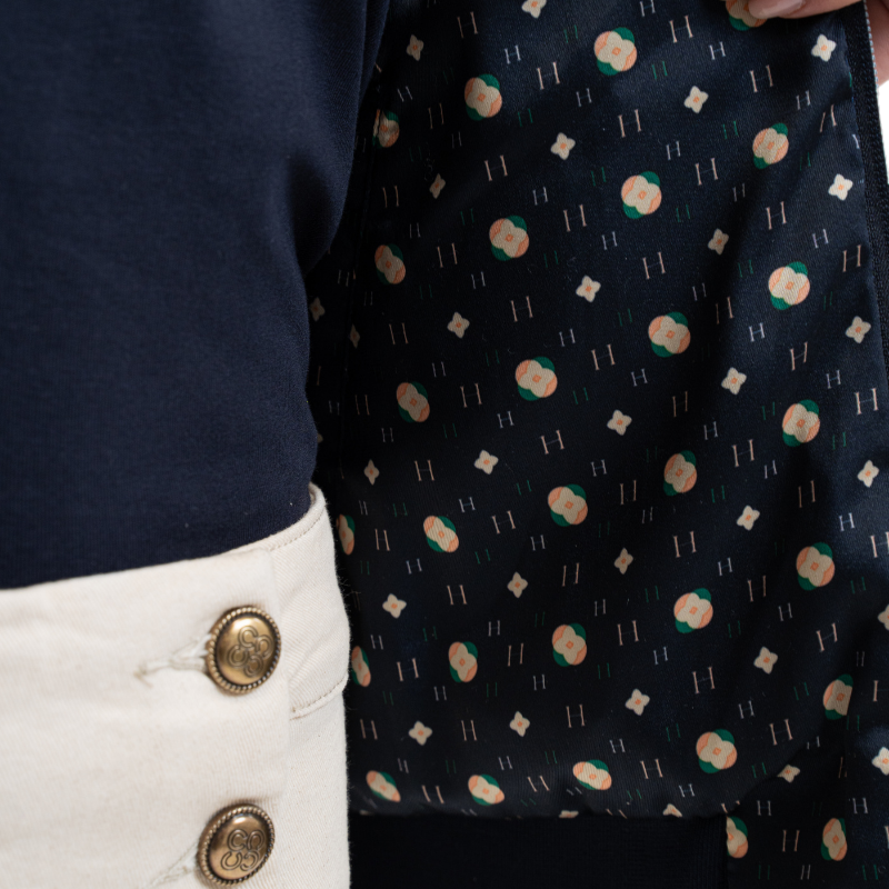 Harcour - Veste bombers femme Boecia marine | - Ohlala