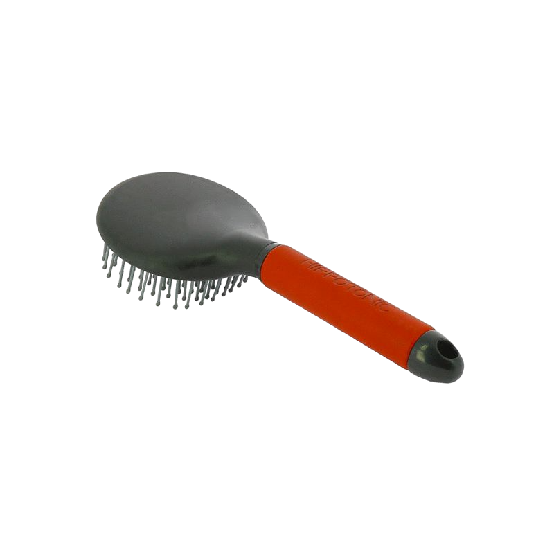 Hippotonic - Brosse à crinière soft rouge | - Ohlala