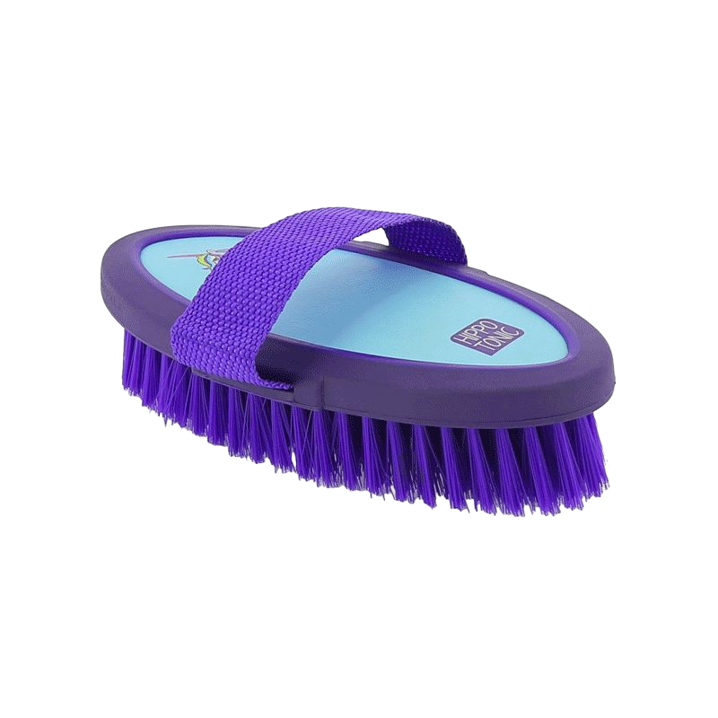 Hippotonic - Brosse douce soft fantaisie grand modèle violet | - Ohlala