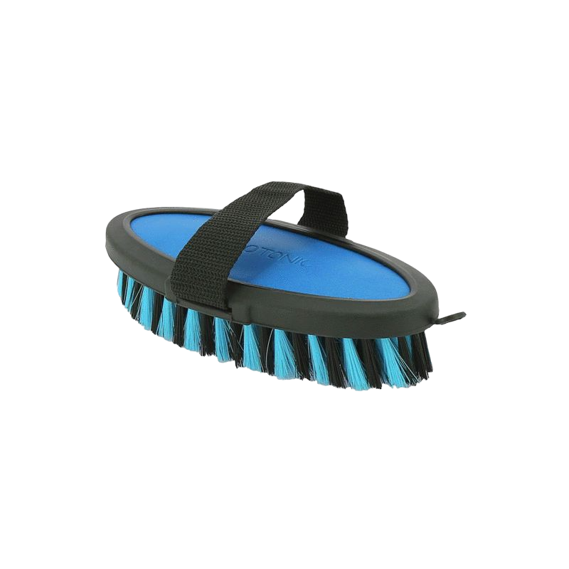 Hippotonic - Brosse soft grand modèle bleu roi | - Ohlala