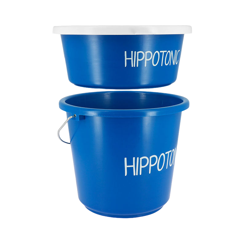 Hippotonic - Seau écurie  bleu 12L | - Ohlala