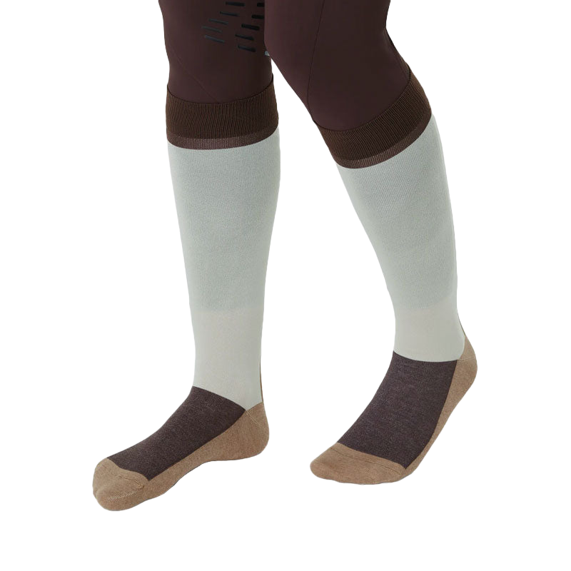 Horse Pilot - Chaussettes d'équitation light beige | - Ohlala