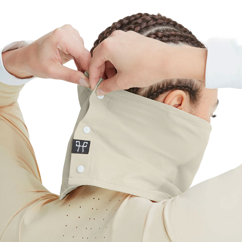 Horse Pilot - Col protection visage Aero face scarf sand | - Ohlala