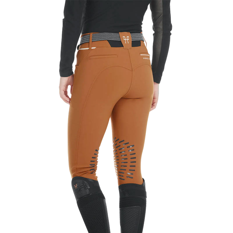 Horse Pilot - Pantalon d'équitation femme X-Design gold brown | - Ohlala