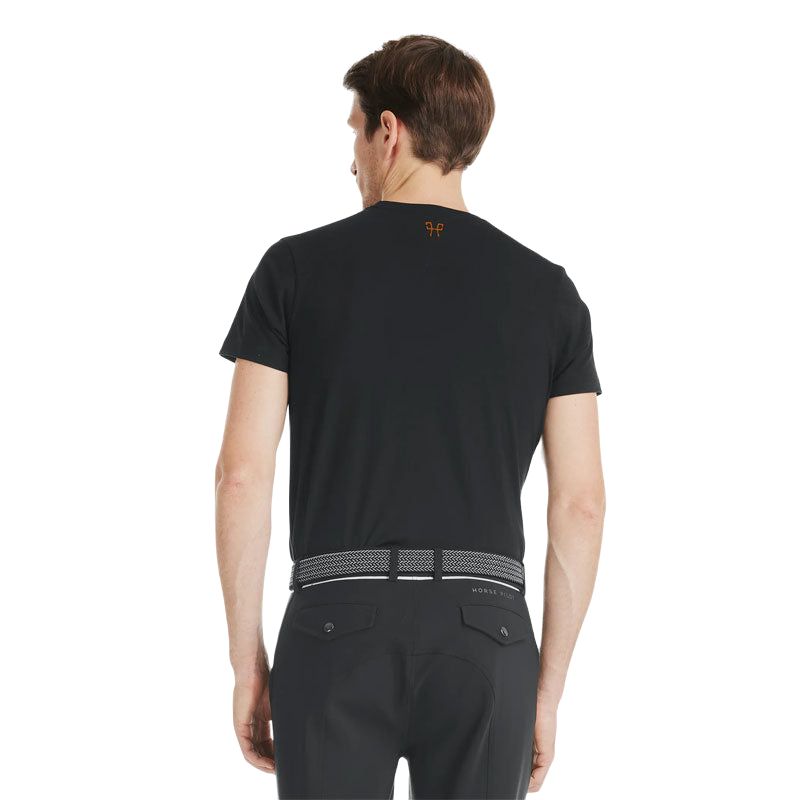 Horse Pilot - T-shirt manches courtes homme Team shirt black | - Ohlala