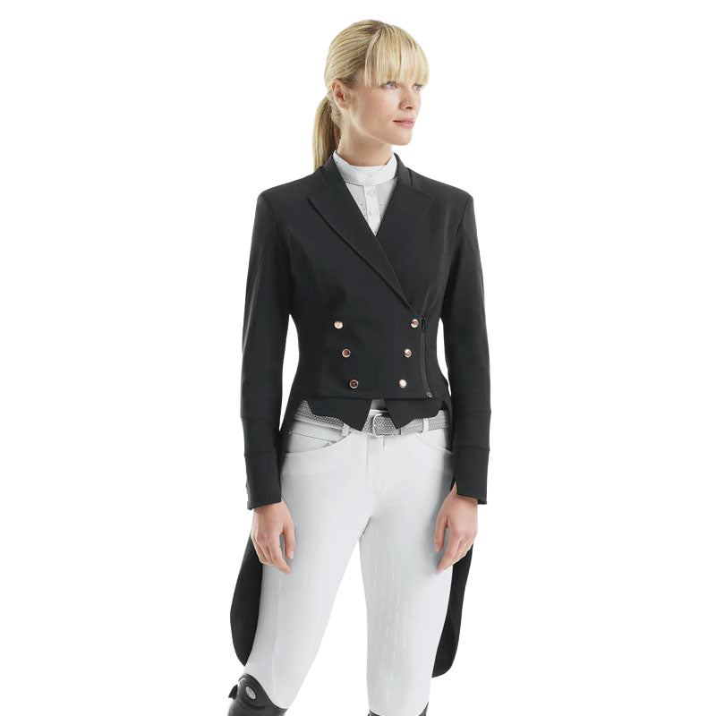 Horse Pilot - Veste de concours de dressage femme Long frac noir | - Ohlala