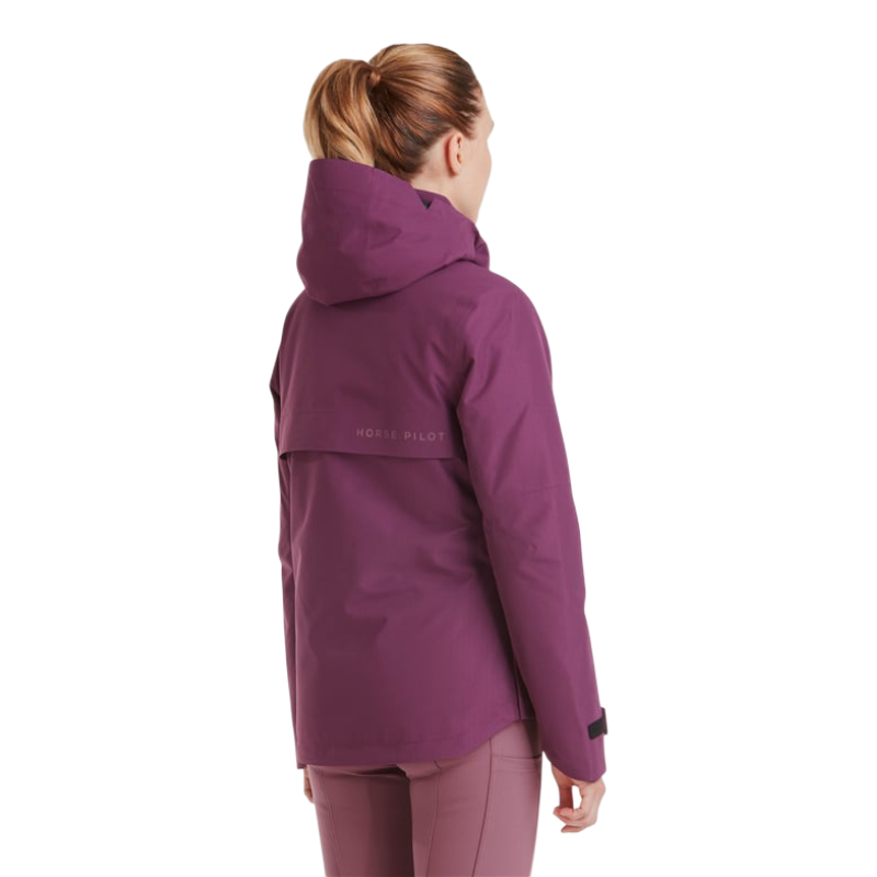 Horse Pilot - Damen Langarmmantel Essential dunkelpurpur