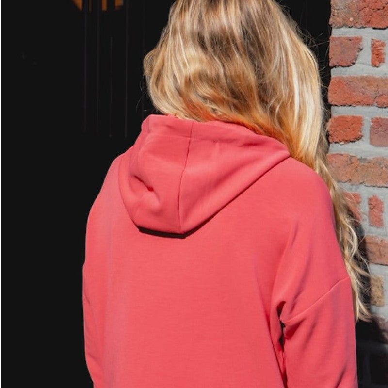 Horse Pilot - Damen Kapuzenpullover Team rose coral