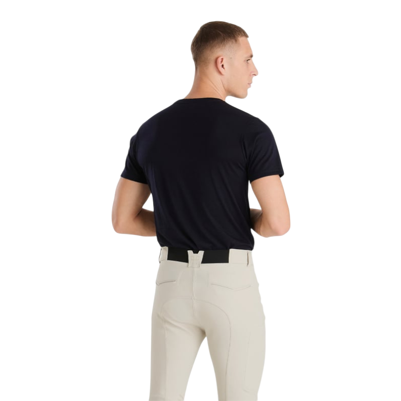 Horse Pilot - Men's short sleeve T-shirt Merinos dark night