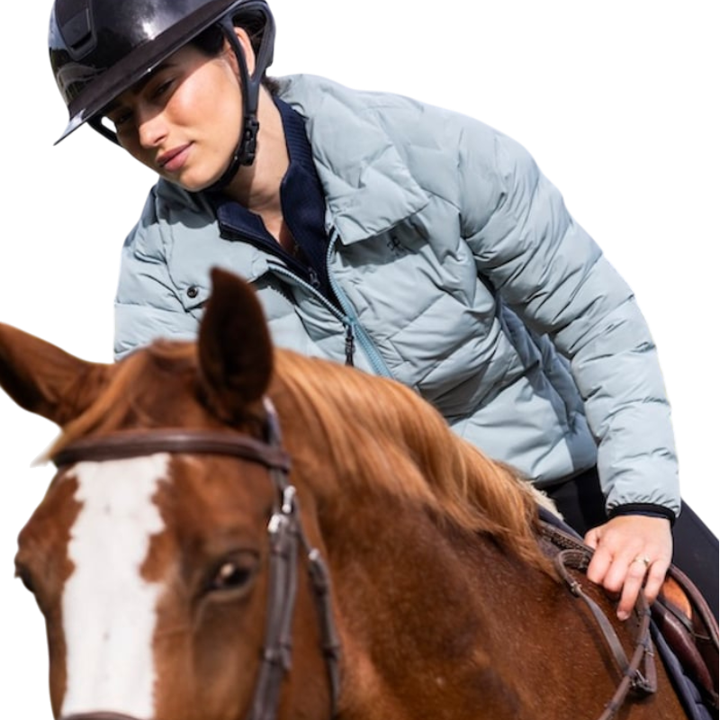 Horse Pilot - Damen Langarmjacke Softlight grüntee