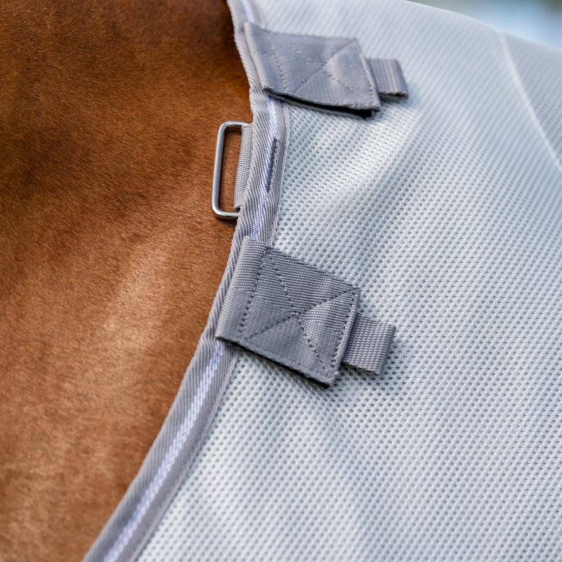Horseware - Couverture anti-mouches Amigo Bug Buster argent/ titanium grey/ argent | - Ohlala