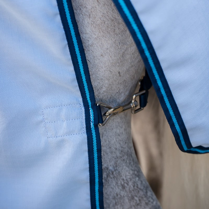 Horseware - Außenabdeckung Amigo Ripstop Hoody azurblau/ marine/ elektrisches Blau
