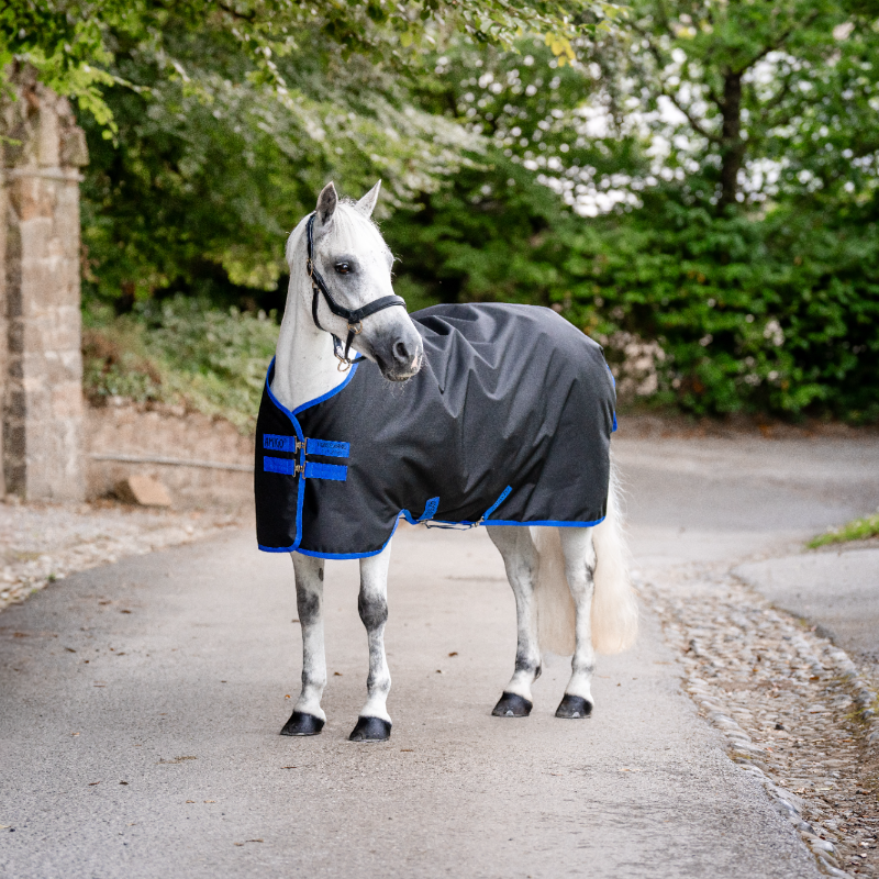 Horseware - Couverture d'extérieur Amigo Ripstop Pony Turnout noir/ classic blue 0g | - Ohlala